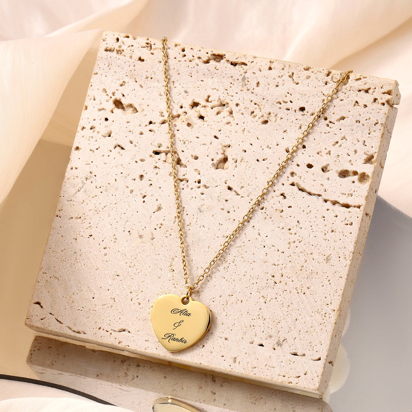 Personlized Heart Love Necklace