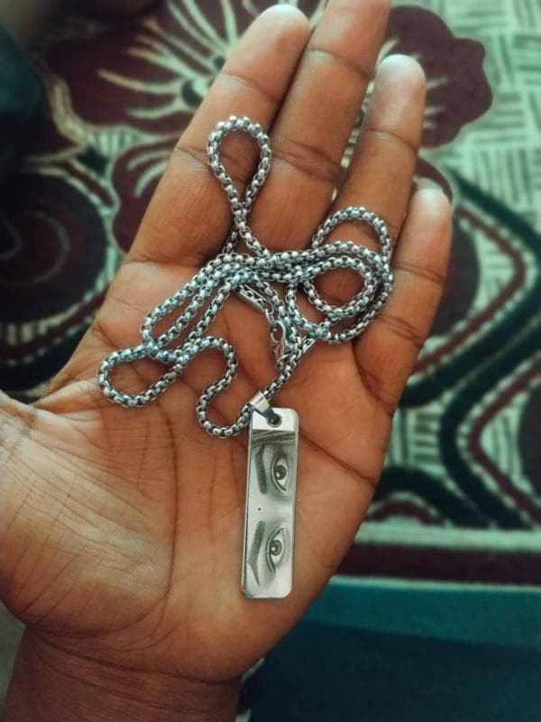 Eye Photo Necklace