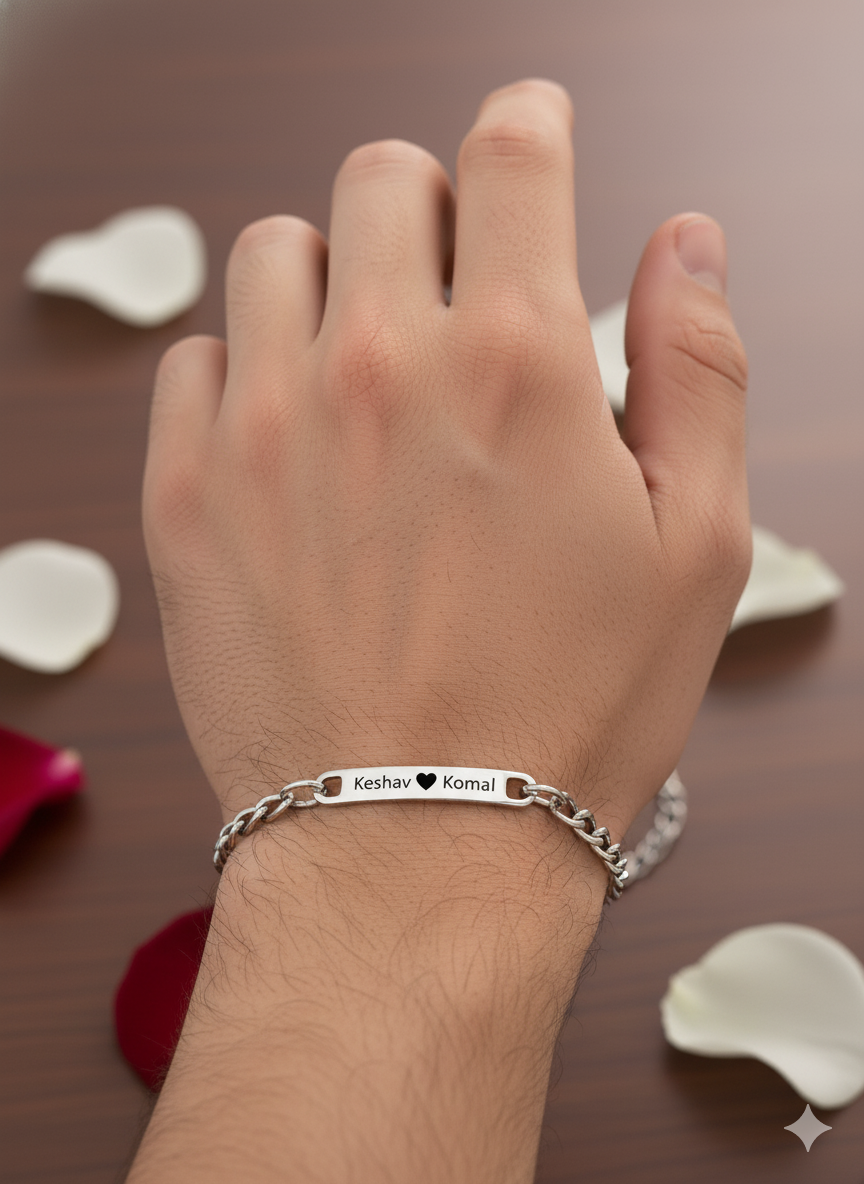 Craft Bazar Custom Engrave Bracelet