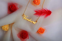 Butterfly Design Customized Name Pendant