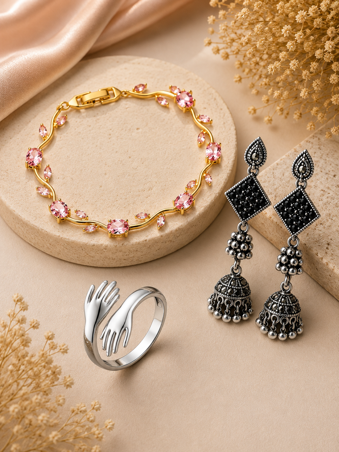 Set of 3 Viral Jewellery + Cadbury Mini Treats