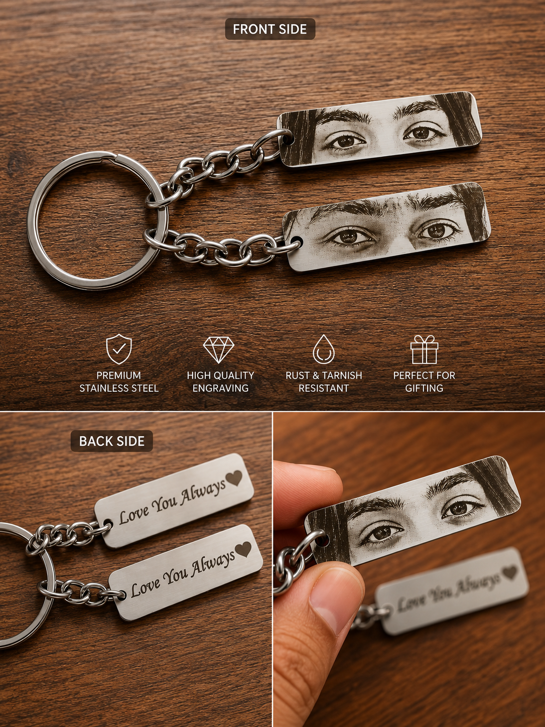 Combo Photo Key chain