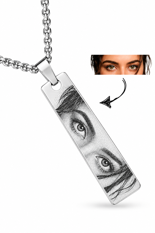 Eye Photo Necklace