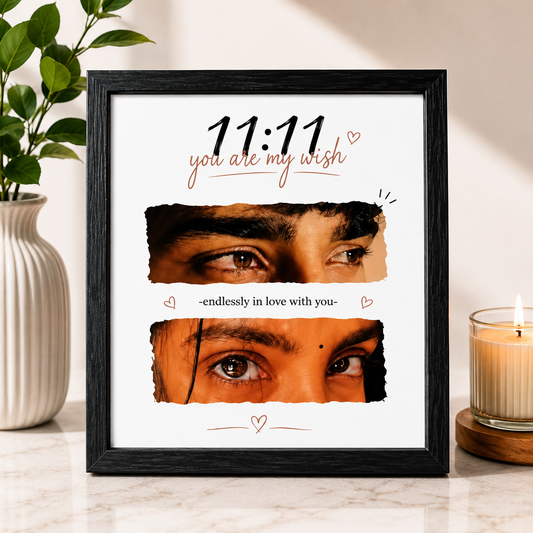 Couple Eyes Photo Frame