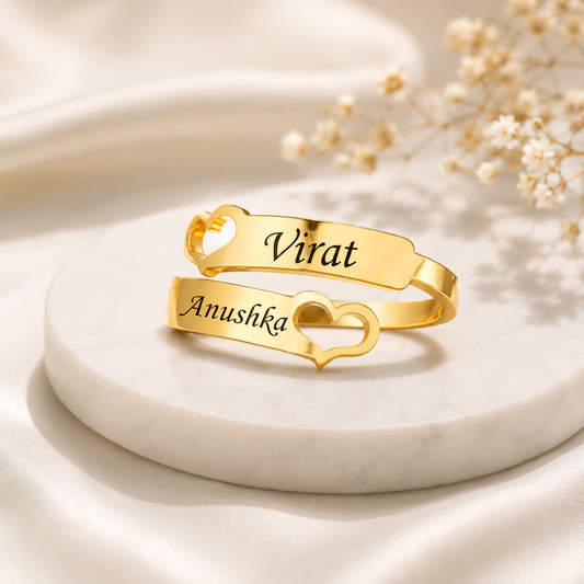 Customised Name Ring