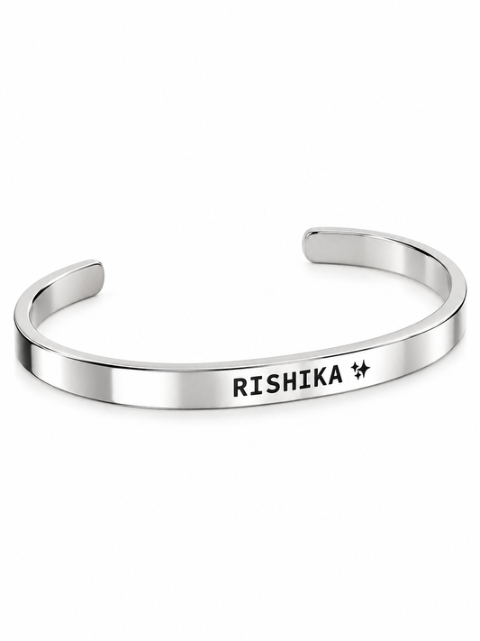 Engraved Cuff Bracelet