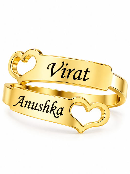 Customised Name Ring