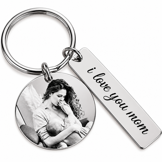 Custom Couple Engraved Pendant Necklace with Love Message