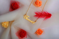 Hollow Heart Design Customized Name Pendant