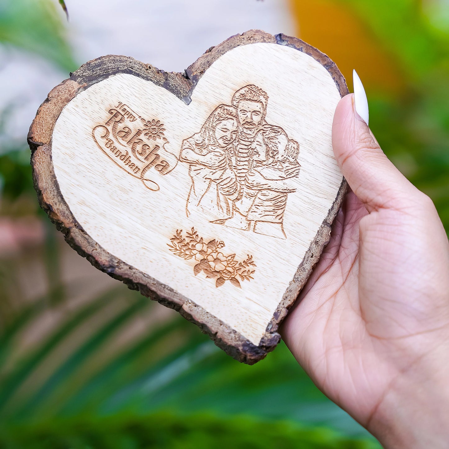 Heart Wooden Photo Frame