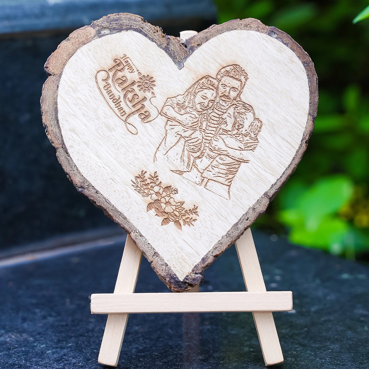Heart Wooden Photo Frame