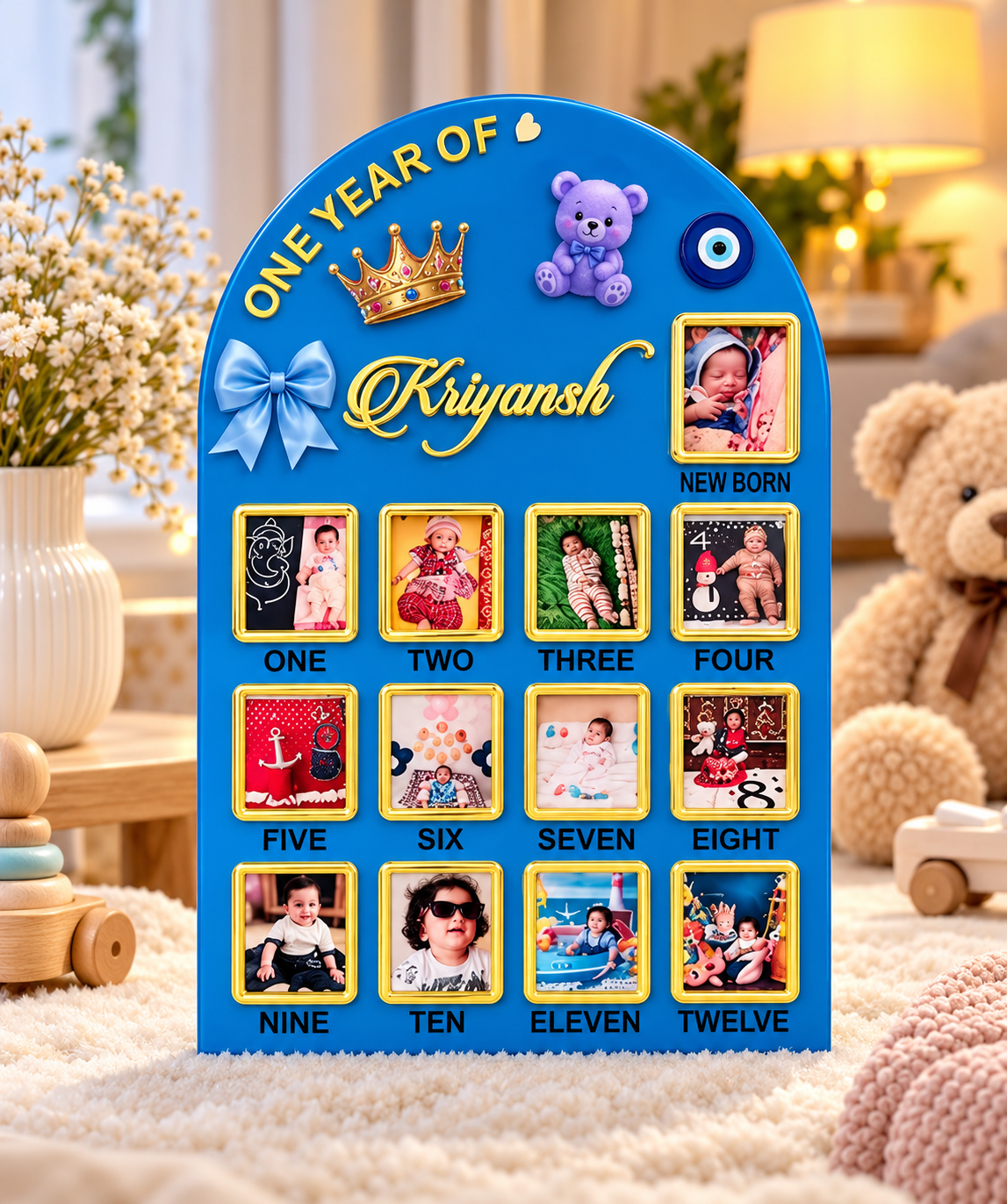 My First Year Story Photo Frame