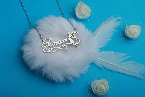 Princess Design Customized Name Pendant