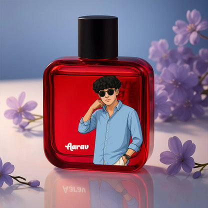 Personlized Wild Stone Perfume With Custom Cartoon Design