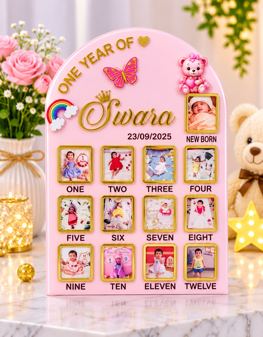 My First Year Story Photo Frame