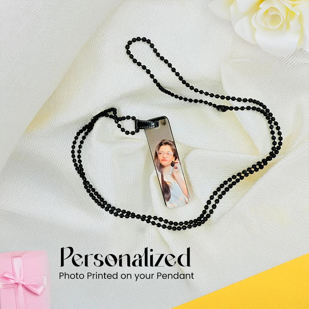 Printed Eye Photo Pendant