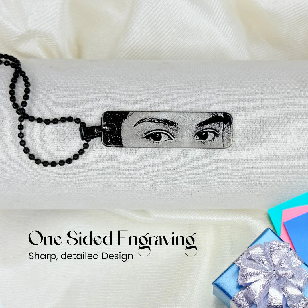 Printed Eye Photo Pendant